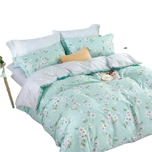 Factory direct sale low price bedsheets duvet cover sets digital printed king size 100% cotton bed sheets