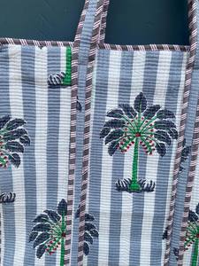 Sac fourre-tout en coton personnalisé, tendance et stylé, idéal pour la plage, les voyages d'été et le maquillage – Vente chaude - Product Image 3