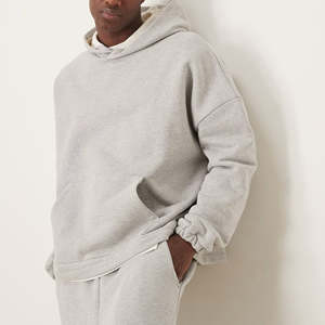 Sudadera con capucha y cremallera unisex extragrande de corte holgado, pantalones jogger de forro polar de alta calidad, estilo urbano de invierno, transpirable, novedad 2026 - Product Image 1