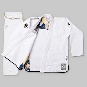 ชุดยูโดบราซิลเลี่ยนยิวยิตสู RVCA V2 Shoyorol คุณภาพสูง สีดำ หมายเลขรุ่น 60 Shoyorl Jiujitsu Gi Uniforms CP-BJJ-01 - Product Image 1