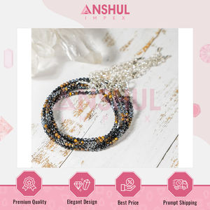 Joyería de Moda de Lujo, Calidad Premium Grado AAA, Tobillera de Cristal Facetado con Triple Protección Unisex, Cadena Ajustable, Venta al Por Mayor - Product Image 3