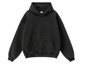 Heavyweight Washed <b>Box</b> Fit Hoodie 400 GSM Cotton Oversized Pullover <b>Drop</b> Shoulder Hoodies Custom Logo Streetwear Private Label - Product Image 4