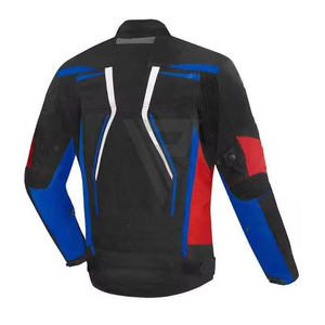 Combinaison de course personnalisée bleu-gris imperméable, respirante, coupe-vent, anti-UV pour homme, équipement de protection de haute qualité résistant au froid pour moto - Product Image 6