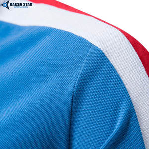 เสื้อกีฬาผ้าทอเนื้อแห้ง แห้งไว ระบายอากาศได้ดี น้ำหนักเบา สำหรับผู้ชาย เหมาะสำหรับเล่นกีฬาและออกกำลังกายในฤดูร้อน ช่วยลดเลือนริ้วรอย - Product Image 6