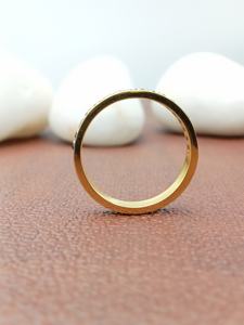 แหวนแต่งงานเพชรทรงกลมเจียระไนแบบบริลเลียนท์สีโรสโกลด์ทันสมัยจาก D'VINS JEWELS เพชรเลี้ยงในห้องปฏิบัติการสี D ขาว พร้อมใบรับรอง - Product Image 6