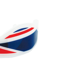 Protège-dents moderne en silicone avec motif Union Jack, équipement de sport protecteur moulable pour la boxe, léger, unisexe, pour adultes - Product Image 5