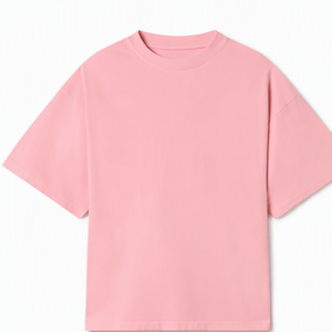 Camiseta de Manga Corta para Hombre, Corte Regular, Color Sólido, Cuello Redondo, Informal, Tejido de Punto, 100% Algodón - Product Image 1