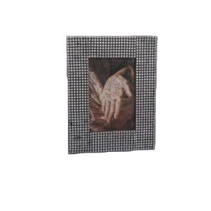 High Quality Square Shape Steel Mosaic on MDF Picture Photo <b>Frame</b> Table Top Desk Photo <b>Frame</b> Decorative Picture Photo <b>Frame</b> - Product Image 1