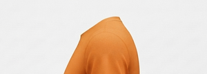 Camiseta de Punto de Manga Corta con Cuello Redondo para Hombre, Color Naranja, Corte Regular, Estilo Casual, 100% Algodón Jersey - Product Image 6