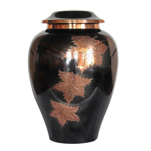 Urna de cremación conmemorativa con incrustaciones de mariposa de madre perla, urna funeraria de Metal para adultos, revestimiento de laca de alta calidad - Product Image 3