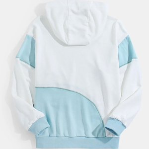 Sweat-shirt à capuche en polaire uni avec logo, séchage rapide, grandes tailles, pour hommes, hiver, mélange polyester/coton, personnalisable - Product Image 5