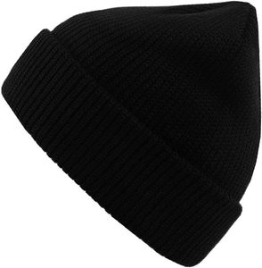 Gorros de Invierno Cálidos de Color Sólido Clásico, Diseño Libre, Fabricación Propia, Gorro de Punto Acrílico con Puño, Gorro Diario - Product Image 1