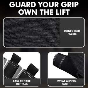 Gym Training <b>Gloves</b> for Weight Lifting, <b>Gloves</b> with Full Palm Protection <b>Glove</b> for Men & Women, Powerlifting, <b>Pull</b> <b>Ups</b>, Cycling - Product Image 5