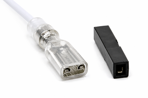 Connecteur JST 2 broches robuste sur mesure avec borne femelle isolée pour faisceau de câblage industriel et automobile - Product Image 2
