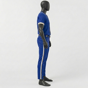 Vêtements de sport personnalisés professionnels avec impression par sublimation intégrale, tissu polyester respirant pour l'identité d'équipe, baseball - Product Image 3