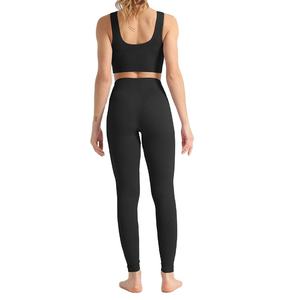 Premium Quality Women's Plaid Seamless Sports Running Fitness Yoga Set Comfortable & Breathable for <b>Gym</b> & Home Practice - Product Image 3