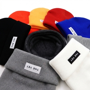 Wholesale <b>Mens</b> Knit Beanie Custom Logo Embroidered Cuffed Winter <b>Hat</b> <b>Warm</b> Streetwear Headwear Supplier - Product Image 5