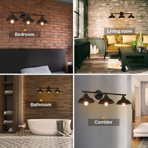 Lampada da Parete Moderna a 3 Luci per Bagno, Applique da Parete - Product Image 5