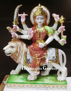 Antique Handmade Durga Mata Statue - Product Image 4