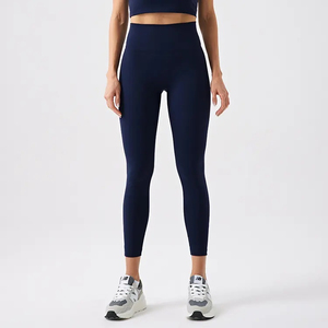 Leggings de yoga pour femmes à taille mi-haute, tricotés, respirants, séchage rapide, écologiques, style hip-hop, dernière conception, vêtements de sport, service OEM - Product Image 1