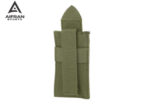 Drapeau de signalisation rouge haute visibilité en nylon durable avec clip pour jeux de paintball - Product Image 2