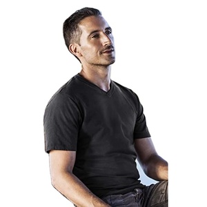 Camisetas de Verano para Hombre de Alta Calidad, Tejidas en Spandex/Algodón, de Color Sólido, con Estampado Personalizado, Manga Corta, al Mejor Precio en Bangladesh - Product Image 2