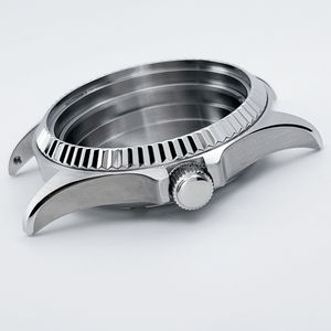 Vente chaude Usine Personnalisé <span class=keywords><strong>Diver</strong></span> <span class=keywords><strong>38mm</strong></span> Boîtier de Montre pour <span class=keywords><strong>Seiko</strong></span> Mod NH34 NH35 NH36 et 28.5 Cadran Pièces de Montre - Product Image 4