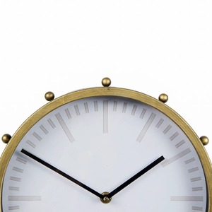 Round Gold Finished Metal <b>Table</b> <b>Clock</b> Elegant Desk <b>Clock</b> Perfect For Modern Office Decor And Luxury Study <b>Table</b> <b>Clock</b> From India - Product Image 4