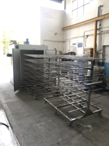 Nouveau Grand Séchoir à Air Chaud Automatique Ultra-Efficace avec Chariot de Transport et Moteur PLC - Product Image 5