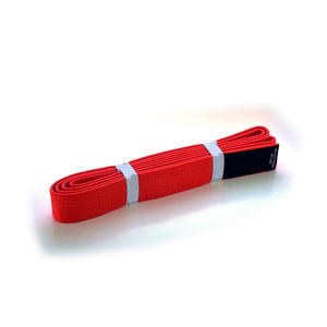 Venta al por mayor OEM de cinturones de artes marciales baratos, cinturones negros de judo, taekwondo y karate con logo personalizado - Product Image 1