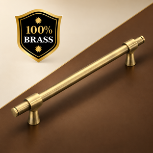 Wardrobe Handle KEITH With Matte Antique Finish Decorative Cabinet Hardware For Furniture <b>Doors</b> Drawers And Storage Units - Product Image 1