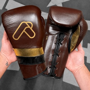Guantes de Entrenamiento de Cuero con Logotipo Personalizado, Protector de Cabeza, Protector Inguinal, Equipo de Sparring con Cordones, Transpirable, de Secado Rápido, para Boxeo Profesional - Product Image 5