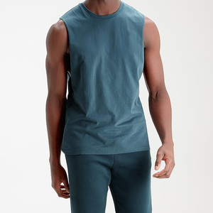 Camiseta sin mangas de alta calidad para hombre, chaleco informal de punto, venta al por mayor, diseño personalizado, servicio OEM, chaleco sin mangas - Product Image 1