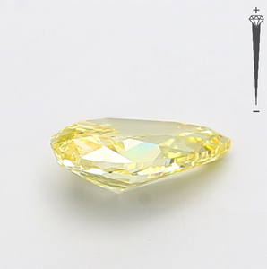 Diamante Cultivado en Laboratorio con Certificación IGI, Corte Pera Modificado de 1.88 CT, Color Amarillo Intenso Fantasía, Claridad VS1, CVD LG 800611680 para Joyería - Product Image 3
