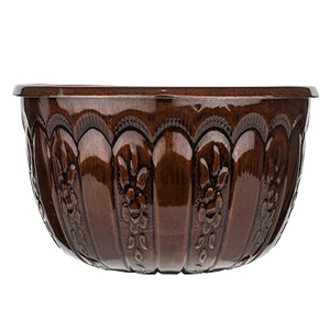 Cuenco para baño turco (hammam), construcción metálica tradicional, varios diámetros y alturas, disponible en varios colores - Product Image 4