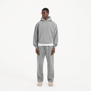 Conjunto de Sudadera con Capucha y Pantalones Deportivos de Algodón 100% de Alta Calidad, Estilo Urbano, para Hombre - Product Image 1