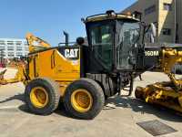Niveleuse Caterpillar 160M d'occasion, moteur Cat C7 ACERT, puissance 168 kW, niveleuse d'origine japonaise pour la construction routière