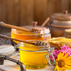 Bold Multiflora Bulk Pure Raw Bee Honey Potenciador de sabor natural Suplemento alimenticio antioxidante Sin conservantes - Product Image 6