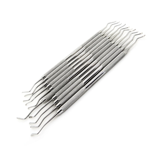 Juego de Excavadores Dentales de Alta Calidad, 10 Piezas, de Doble Extremo, de Acero Inoxidable, para Eliminación de Caries, Instrumentos Quirúrgicos Restauradores - Product Image 1