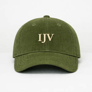 Casquette de baseball vintage unisexe en velours côtelé à 6 panneaux, avec logo personnalisé brodé, profil moyen structuré, visière pré-courbée, haute qualité, vente en gros - Product Image 1