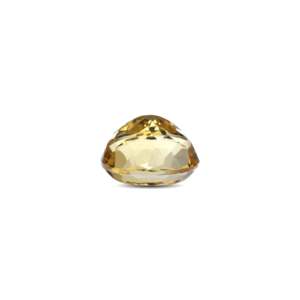 Natural Cat's Eye Citrine Loose Gemstone-6.55 Carat 4mm Yellow Certified Wholesale - Product Image 3