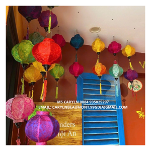 Bulk Wholesale Vietnamese <b>Bamboo</b> Silk <b>Lanterns</b> Christmas Wedding Party Festive Decorations Handmade Eco-Friendly Hoi an Style - Product Image 3