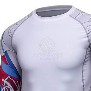 เสื้อคอมเพรสชั่นแขนยาวสีพื้นสำหรับผู้ชาย รับสกรีนโลโก้ เสื้อคอมเพรสชั่นผู้ชายสไตล์ใหม่ - Product Image 4