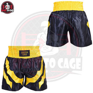 Nuevos y Modernos Shorts de Boxeo FIGHT to CAGE GEARS con Logotipo Personalizado, para Kick Boxing y Muay Thai, Transpirables, de Poliéster, para Entrenamiento, OEM/ODM, Otoño - Product Image 5