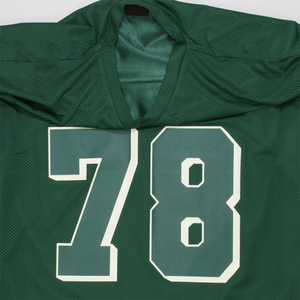 เสื้อยืดตาข่ายทรงบ็อกซี่สไตล์วินเทจสำหรับกีฬา ขายส่ง เสื้อแฟนฟุตบอลแขนสั้น พร้อมออกแบบลายและหมายเลขตามสั่ง - Product Image 5