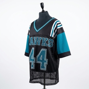 Hawks 44 Women Stylish Streetwear Mesh Football Jersey Breathable Polyester Shirt Unisex Lightweight Mesh Shirts - Product Image 3