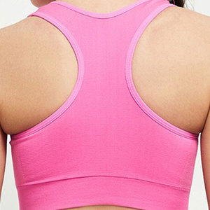 Ensemble de yoga 2 pièces pour femme : Crop top rose et leggings noirs taille haute sans couture, respirant, en Spandex et Polyester, tenue d'entraînement 2026 - Product Image 3