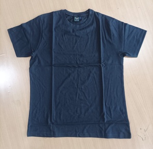 T-shirt promotionnel à col rond 160 g/m², prix de gros, sérigraphié, disponible en tailles S-2XL, qualité économique. - Product Image 5