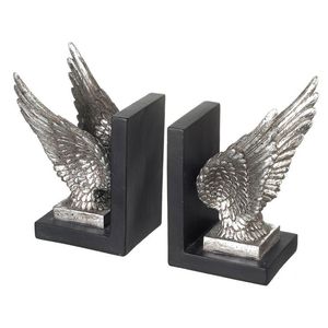 Decorative Metal Bookends For Home Office <b>Bookshelf</b> Library <b>Desk</b> Modern Organizer Heavy Duty Book Support - Product Image 3