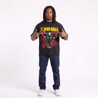 Fabrieks prijs, lage minimale bestelhoeveelheid, op maat gemaakte digitaal bedrukte heren streetwear T-shirt, hoge kwaliteit, milieuvriendelijk, anti-pilling, loose fit, 100% katoen